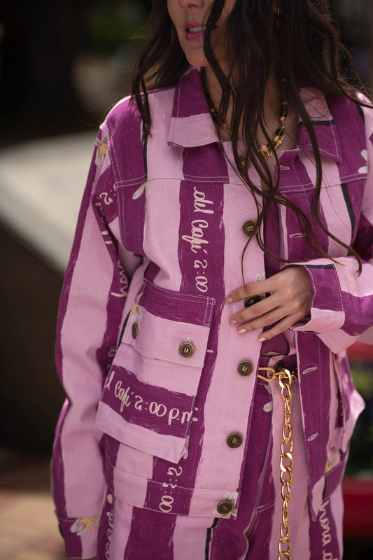 CHAQUETA DENIM SABOR A FLOR