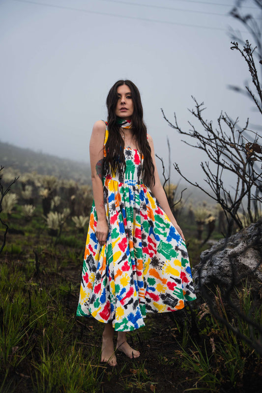 VESTIDO FRAILEJÓN GUARDIÁN DEL PÁRAMO