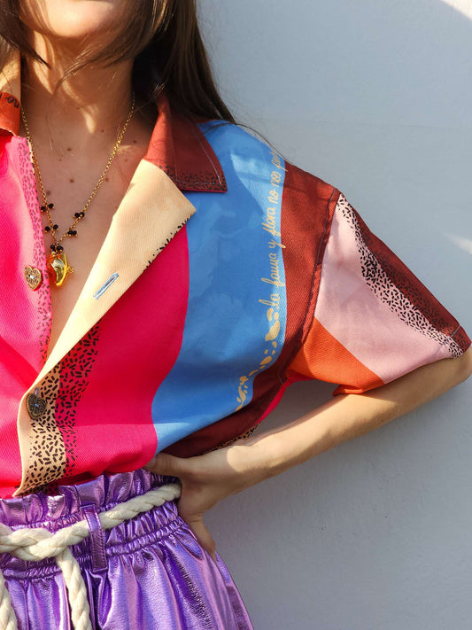 CAMISA ONDAS ROSADAS