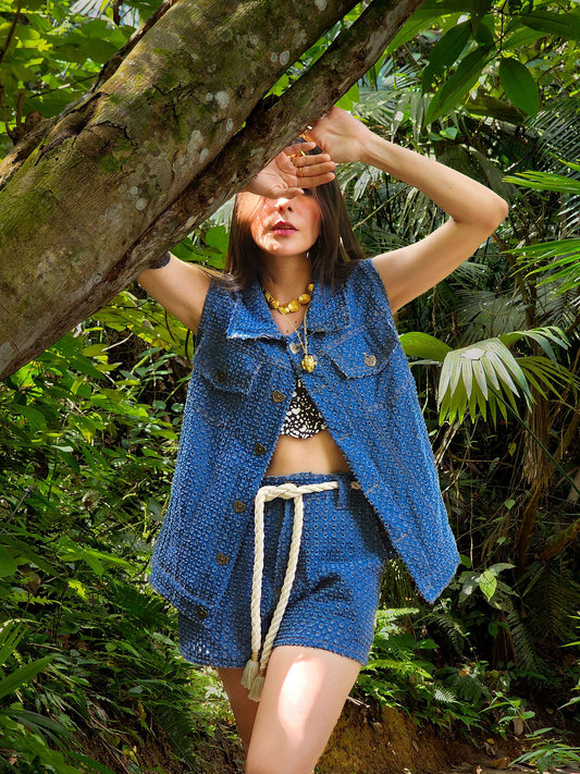 CHALECO DENIM CAIMÁN