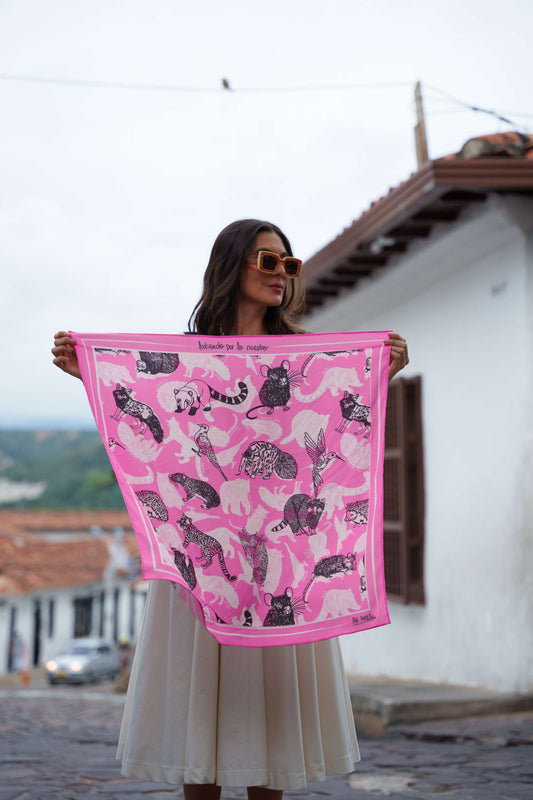 PAÑOLETA INDÓMITO FUCSIA