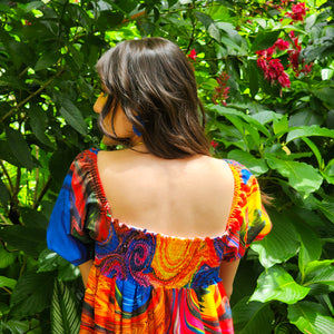 VESTIDO MACARENA CAÑO CRISTALES