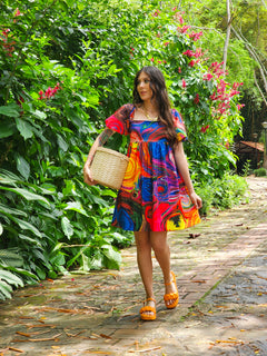 VESTIDO MACARENA CAÑO CRISTALES