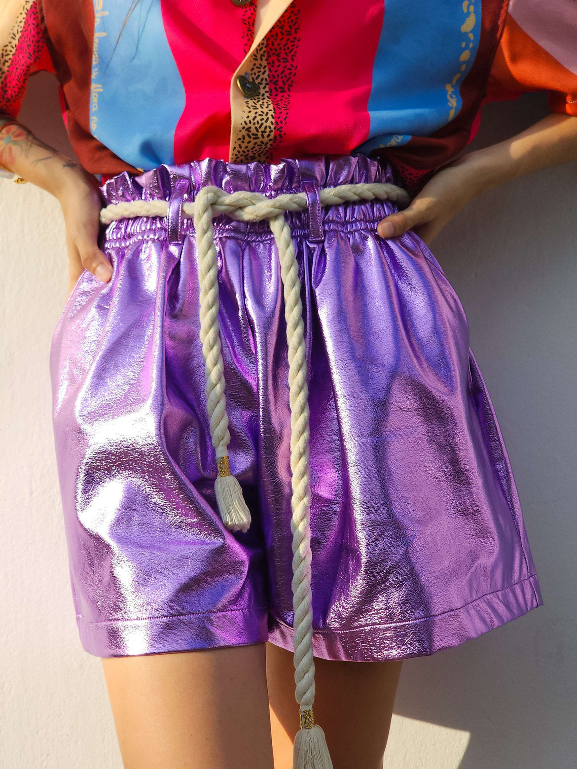 SHORT PIEL VIBRANTE