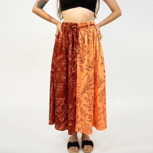 FALDA PANTALÓN VINOTINTO & ROSADO 2.0