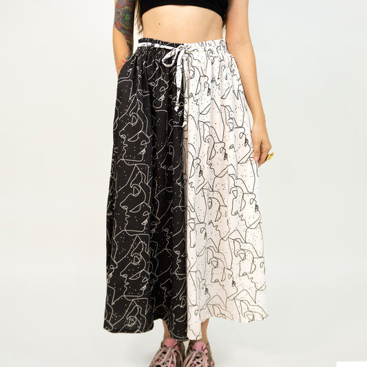 FALDA PANTALÓN BLANCO & NEGRO 2.0