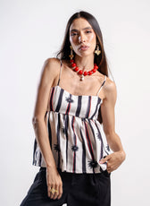 BLUSA MOÑO FRAGMENTOS