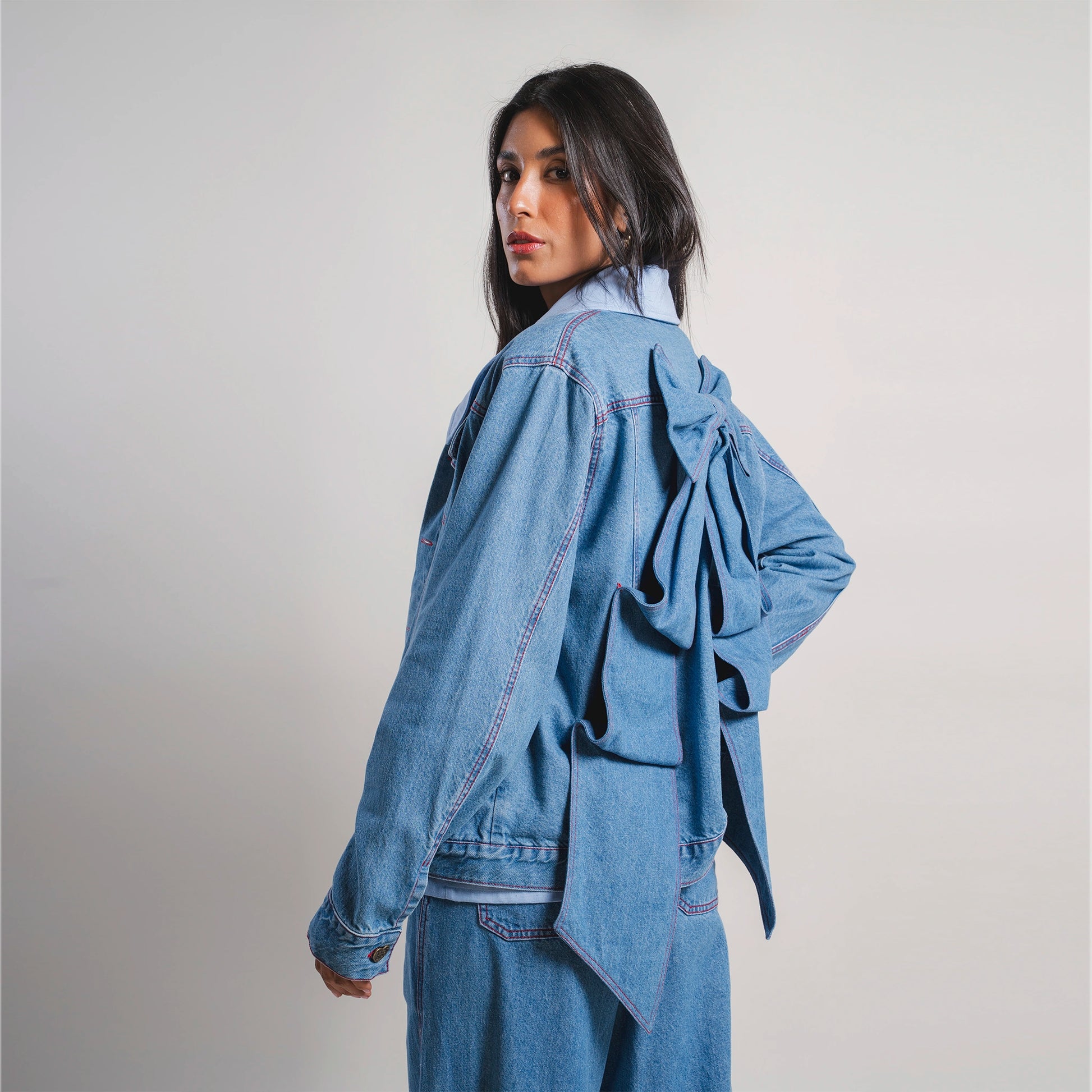 CHAQUETA DENIM MOÑO