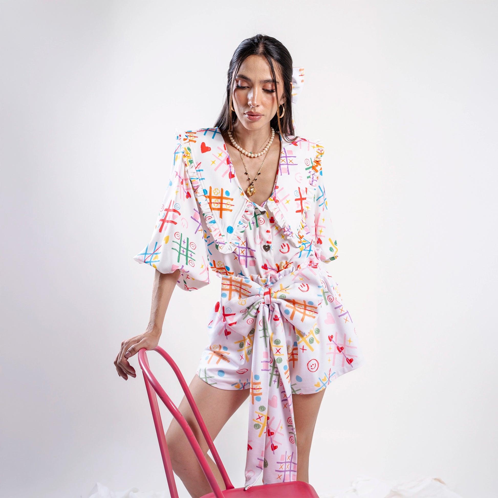 CAMISA RUCHES ENTRE RISAS Y TRAZOS