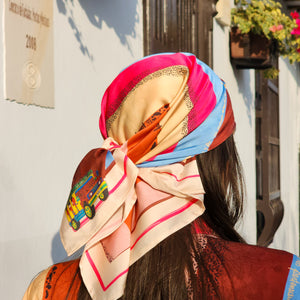PAÑOLETA ONDAS ROSADAS