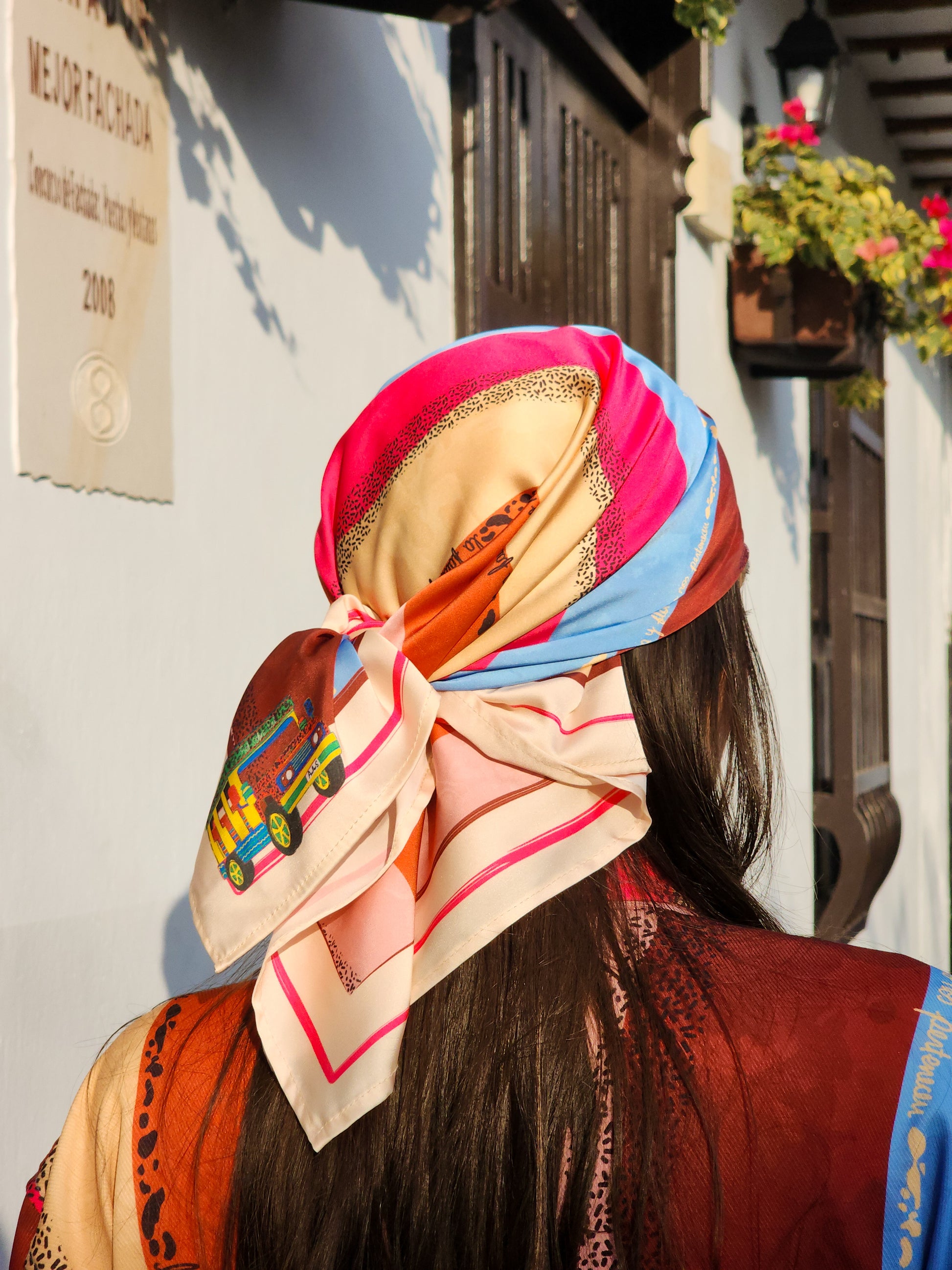 PAÑOLETA ONDAS ROSADAS