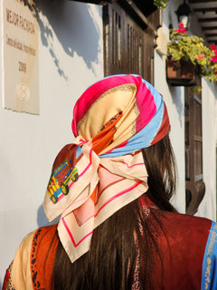 PAÑOLETA ONDAS ROSADAS