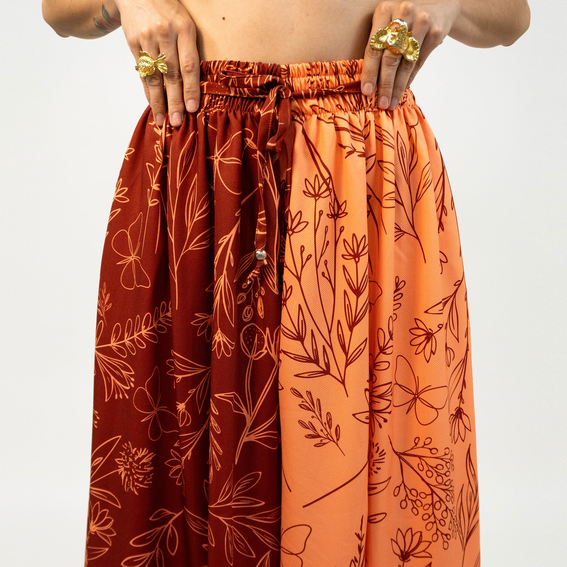 FALDA PANTALÓN VINOTINTO & ROSADO 2.0