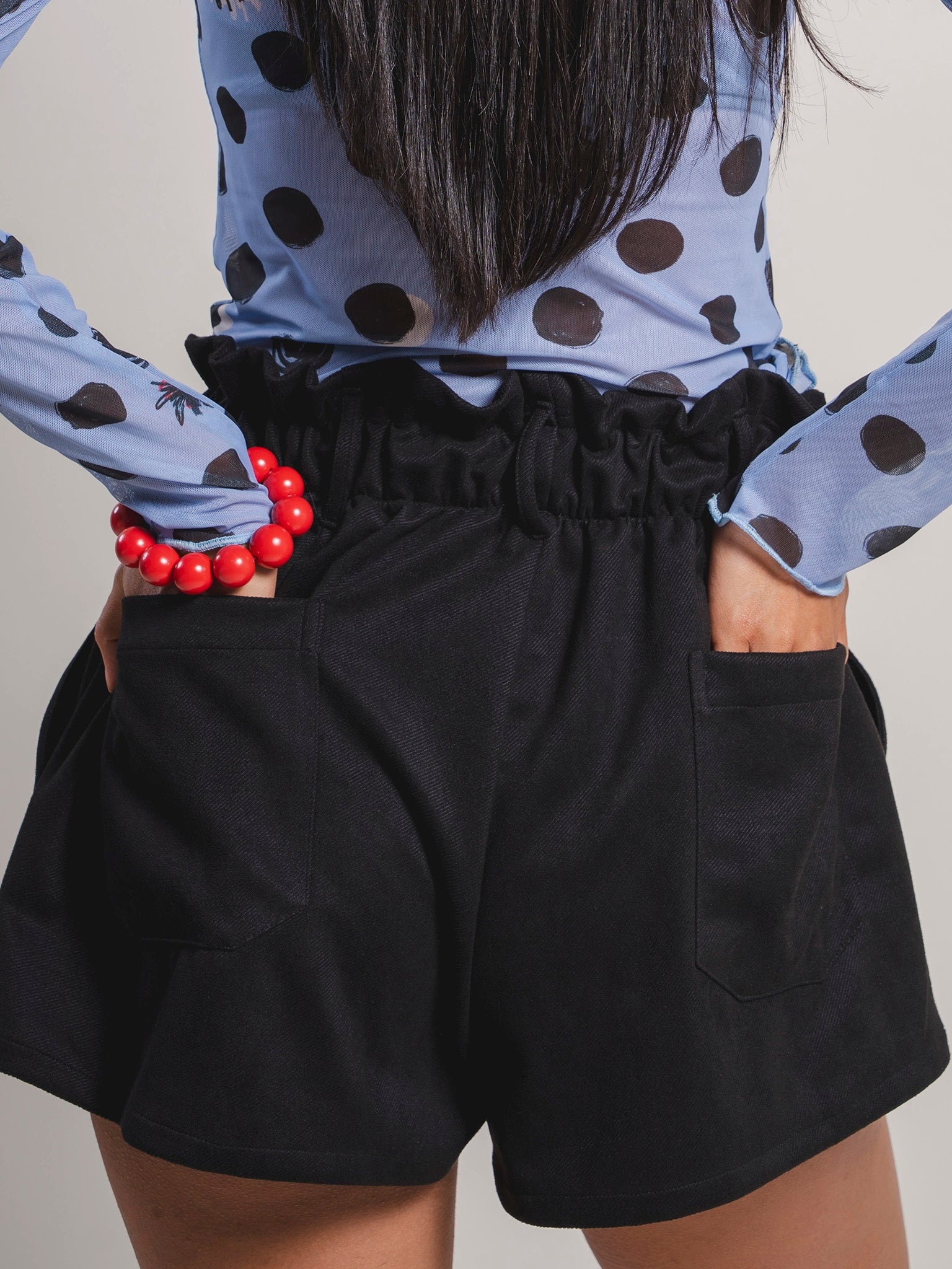 MINI SHORT MOÑO NOCHE