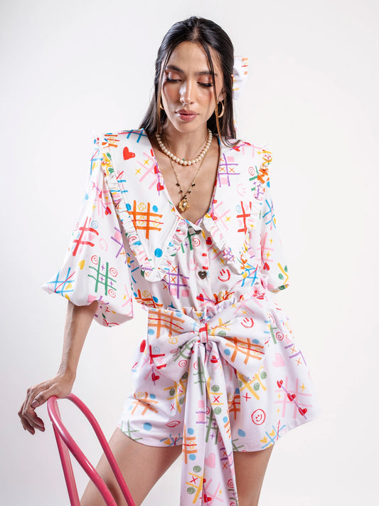 MINI SHORT ENTRE RISAS Y TRAZOS