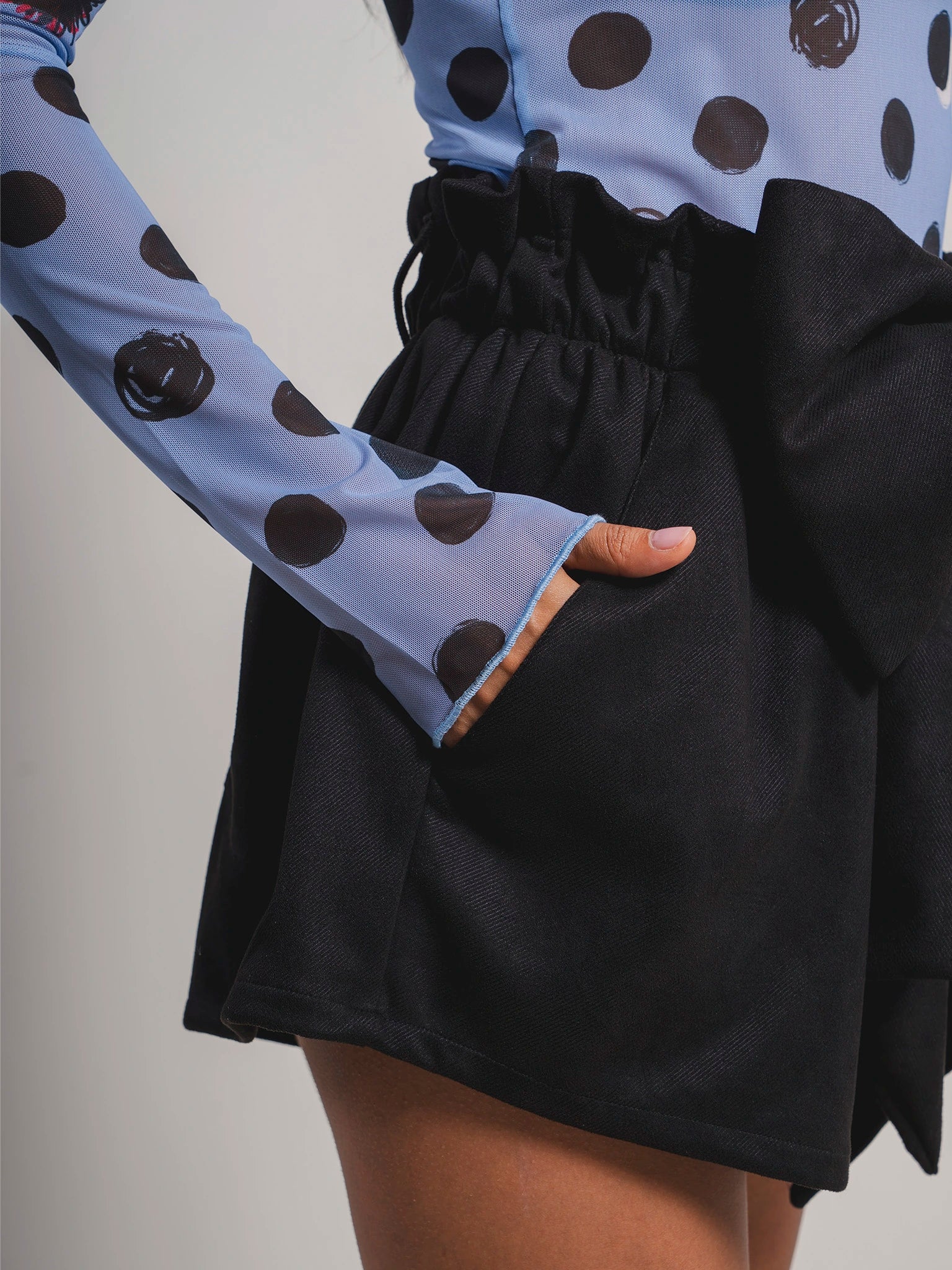 MINI SHORT MOÑO NOCHE