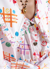 CAMISA RUCHES ENTRE RISAS Y TRAZOS