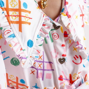 CAMISA RUCHES ENTRE RISAS Y TRAZOS