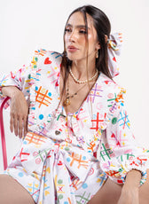 CAMISA RUCHES ENTRE RISAS Y TRAZOS