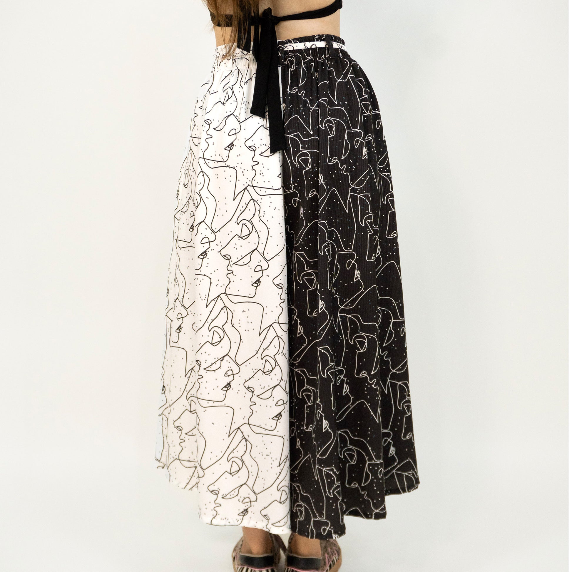 FALDA PANTALÓN BLANCO & NEGRO 2.0