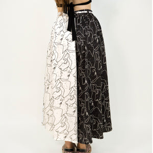 FALDA PANTALÓN BLANCO & NEGRO 2.0