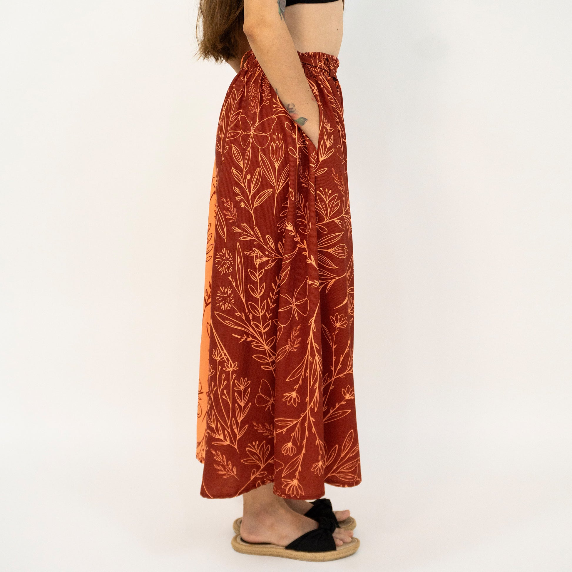 FALDA PANTALÓN VINOTINTO & ROSADO 2.0