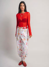 Pant Entre Risas y Trazos de frente - pantalón estampado colorido Colombia