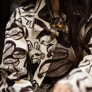 CHAQUETA DENIM CAFETERA