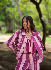 Chaqueta Denim Sabor a Flor – Ale Ardila Studios