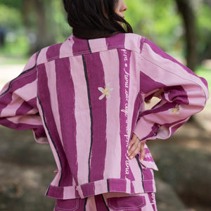 CHAQUETA DENIM SABOR A FLOR