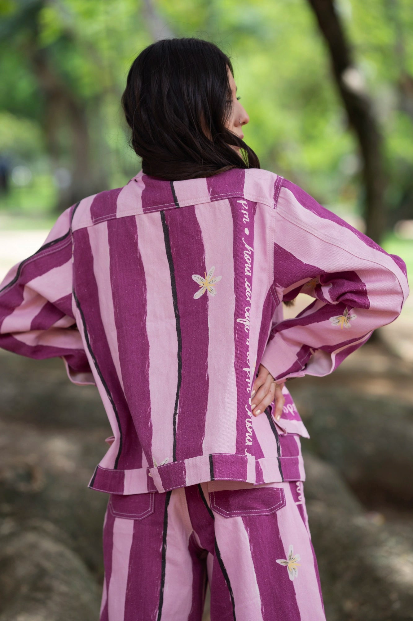 CHAQUETA DENIM SABOR A FLOR