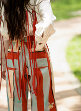 Pant Denim Ritual 2:00 PM – bordado 2:00 pm hora del café