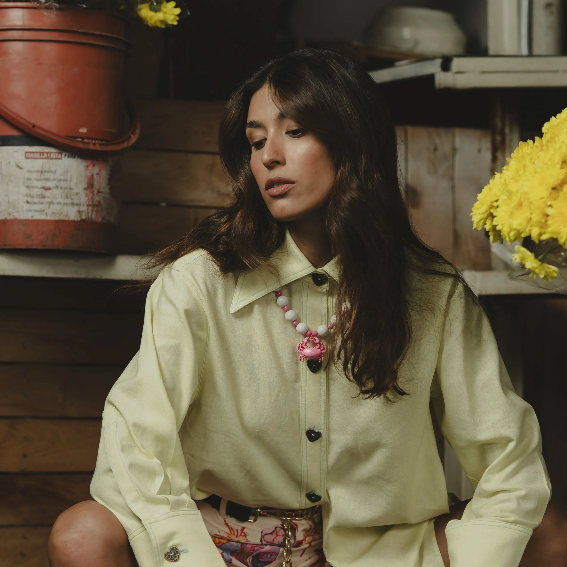 CAMISA MANZANILLA