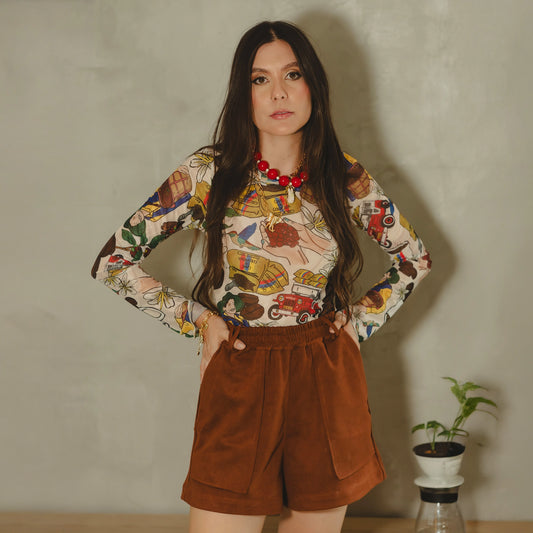 SHORT TINTICO MOCCA