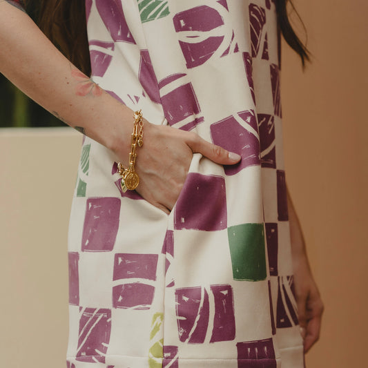 MINIVESTIDO TERRUÑO CAFÉ