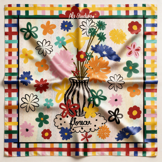 PAÑOLETA ENTRE FLORES