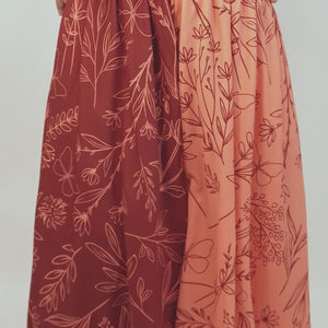 FALDA PANTALÓN VINOTINTO & ROSADO 2.0