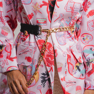 CINTURÓN RESORTE NEGRO