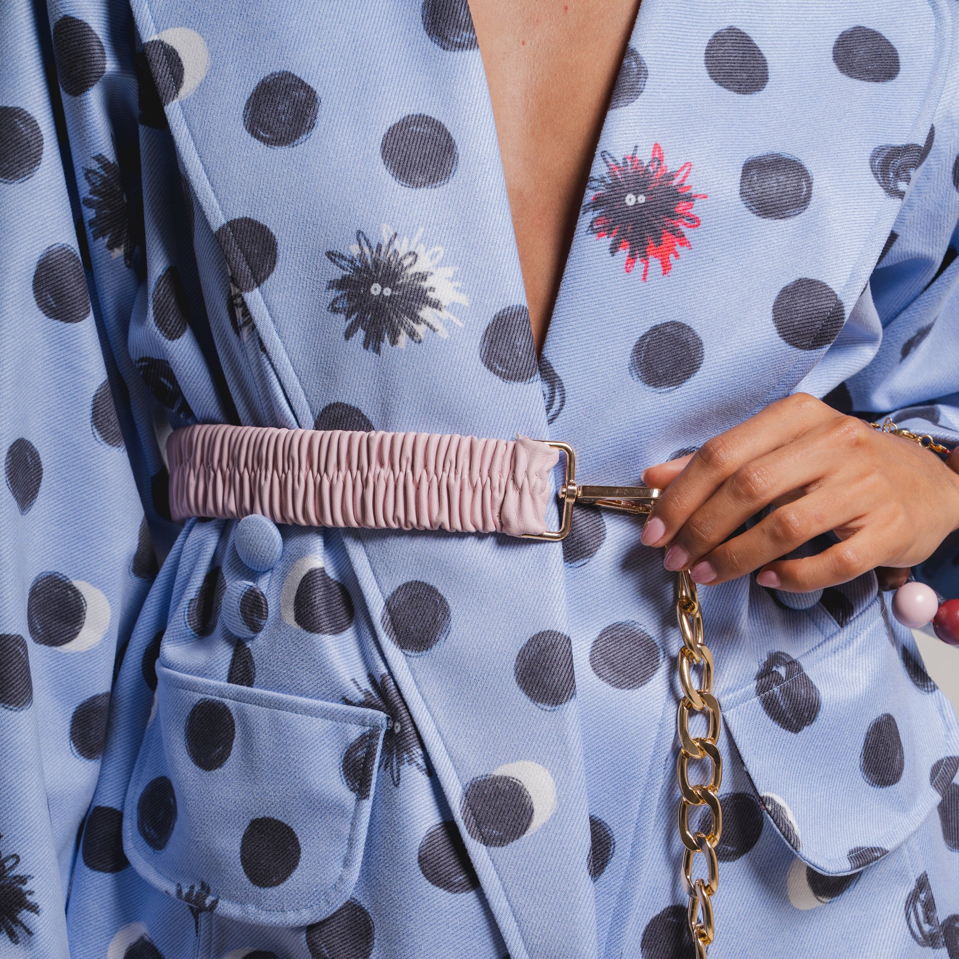 CINTURÓN RESORTE ROSADO